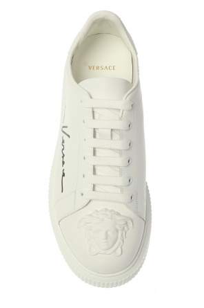 Versace medusa cheap sneakers white